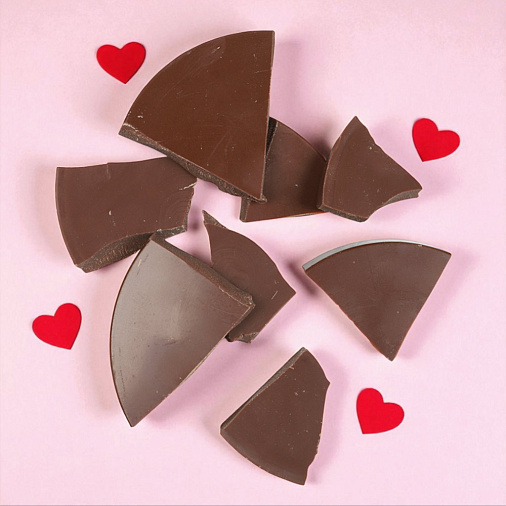 "С Днём свадьбы" медаль молочный шоколад 70г