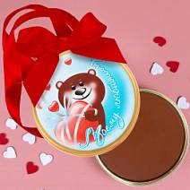 "Моему любимому" медаль молочный шоколад 70г