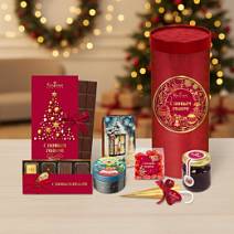 Новогодний набор: шоколад, драже, конфеты, варенье, чай 450г