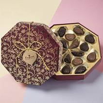 Набор конфет ассорти посейдон бордовый 200г