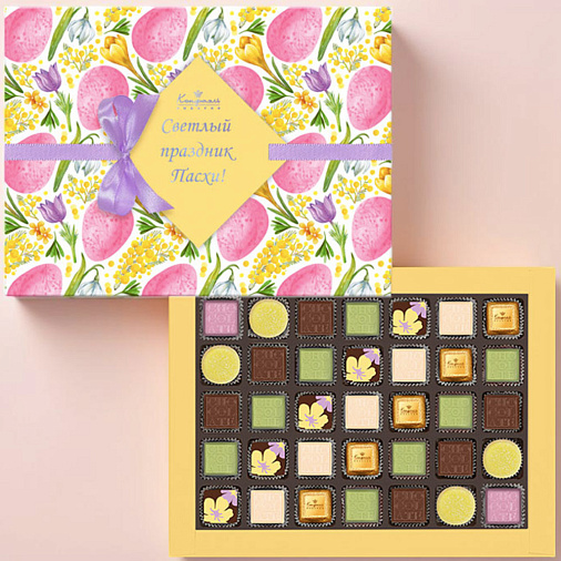 Пасхальный набор мармелада и шоколадных конфет 
