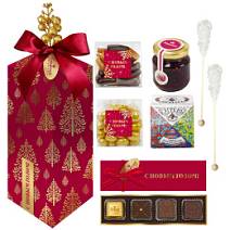 Новогодний набор: конфеты ассорти, цукаты, драже, варенье, чай 355г
