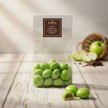 Мармелад яблоко в белом шоколаде драже