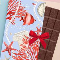 "Поздравляем" шоколад молочный (жемчужная коллекция)