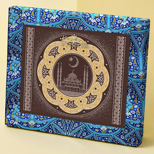 "Мечеть" открытка шоколад молочный