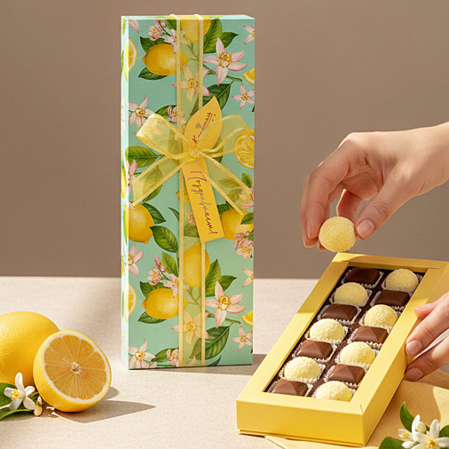 Набор шоколадных конфет и мармелада со вкусом «банан» 190г